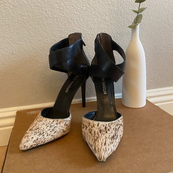 Last Chance: Cross Ankle Strap High Heels Size 7 - Picture 3 of 8